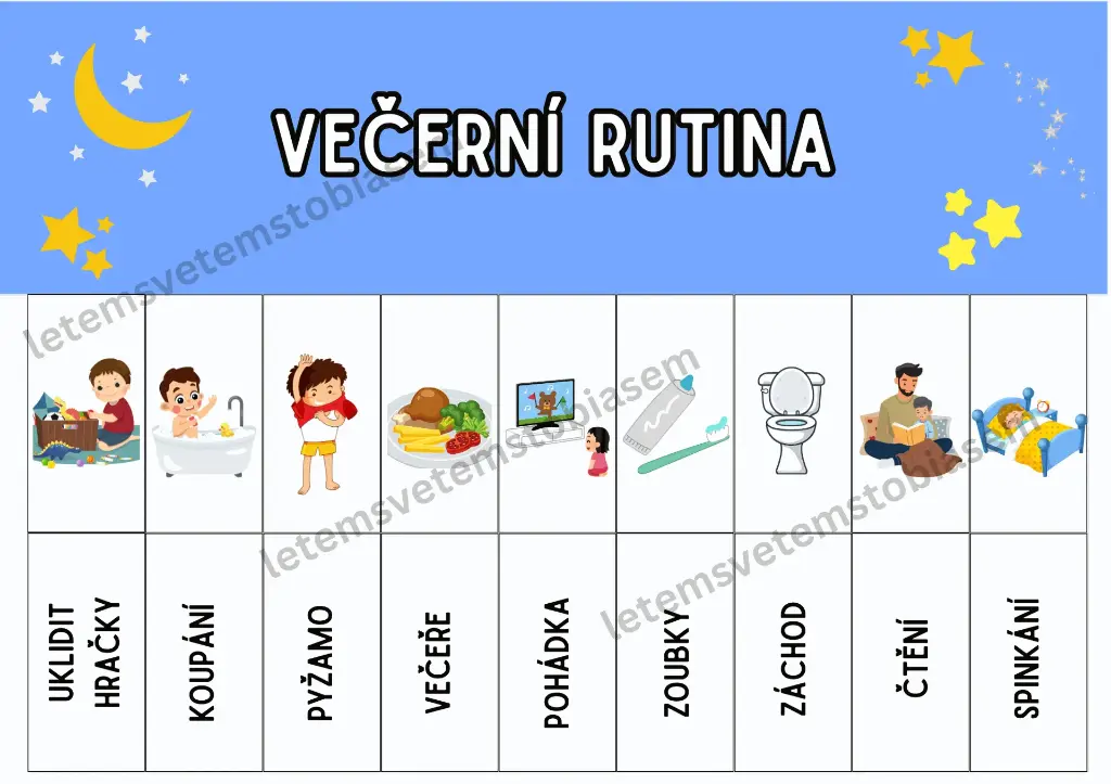 Večerní rutina