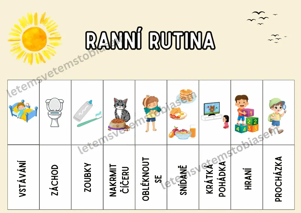 Ranní rutina