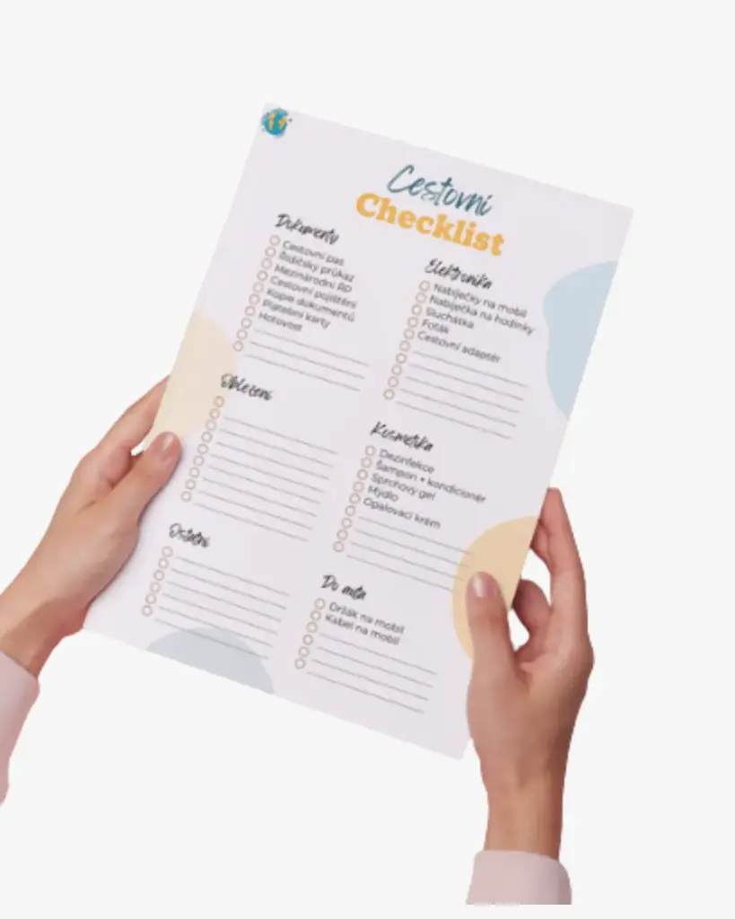 Cestovní checklist - stáhněte si zdarma