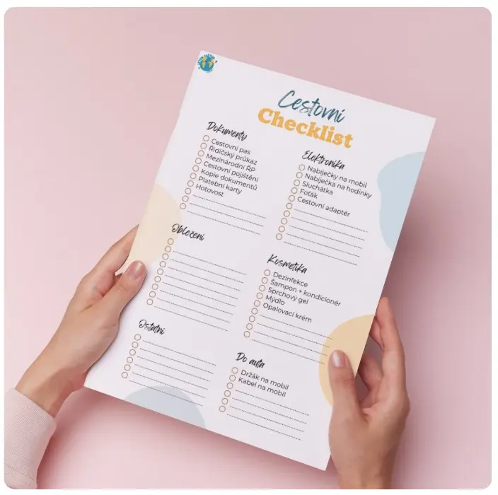 Cestovní checklist - stáhněte si zdarma