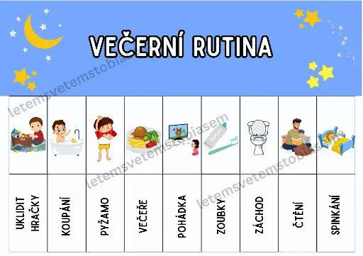 Večerní rutina